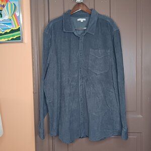 Frye & Co. Men's Long Sleeve size 4XL Corduroy Button-Down Shirt